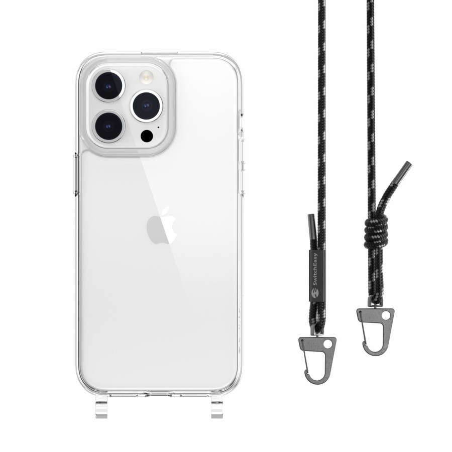 New SwitchEasy Play Lanyard Shockproof Clear Iphone 15 Case