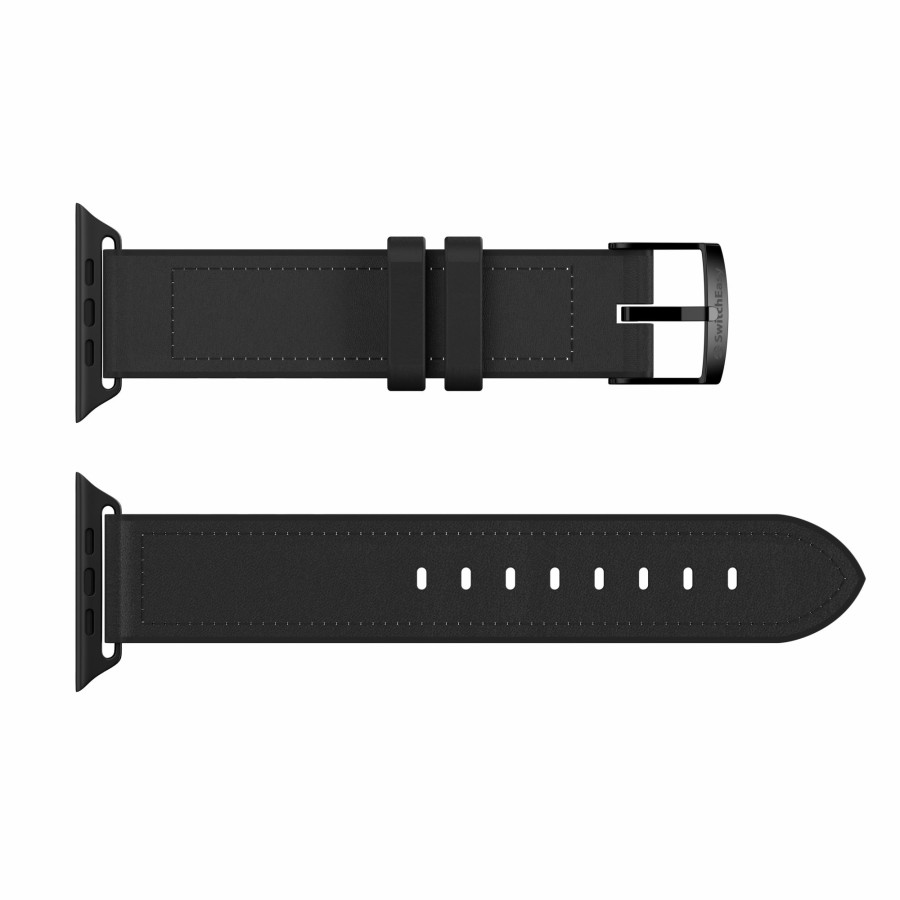 Best SwitchEasy Hybrid Silicone-Leather Apple Watch Band