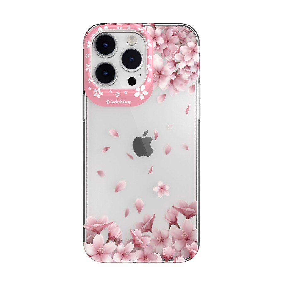 Wholesale SwitchEasy Artist - Sakura Double In-Mold Decoration Iphone 14 Case