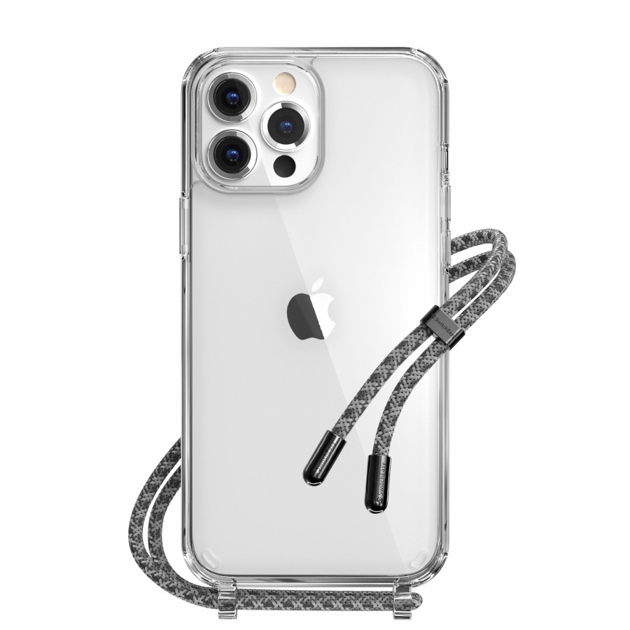 Best SwitchEasy Play Lanyard Shockproof Clear Iphone 13 Case